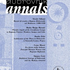 Uz 22. broj Dubrovnik Annals Zavoda za povijesne znanosti HAZU u Dubrovniku