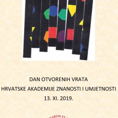 DANI OTVORENIH VRATA HRVATSKE AKADEMIJE ZNANOSTI I UMJETNOSTI