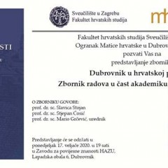 Dubrovnik u hrvatskoj povijesti. Zbornik radova u čast akademiku Nenadu Vekariću