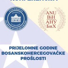 Prof. dr. Vesna Miović na skupu „Prijelomne godine bosanskohercegovačke prošlosti“